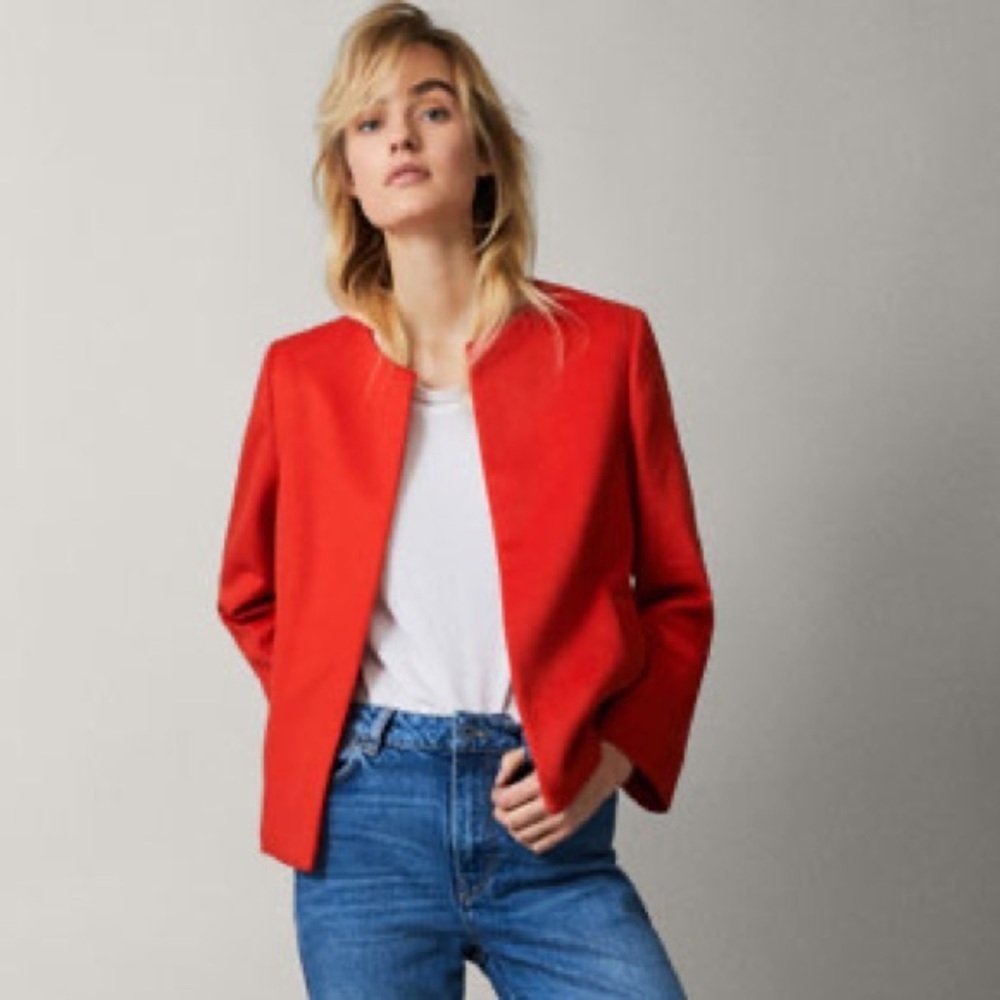 Massimo Dutti Red Jacket